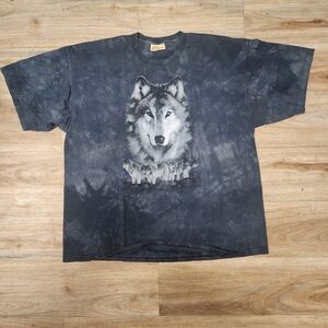 The Mountain Black Wolf Graphic Tee
